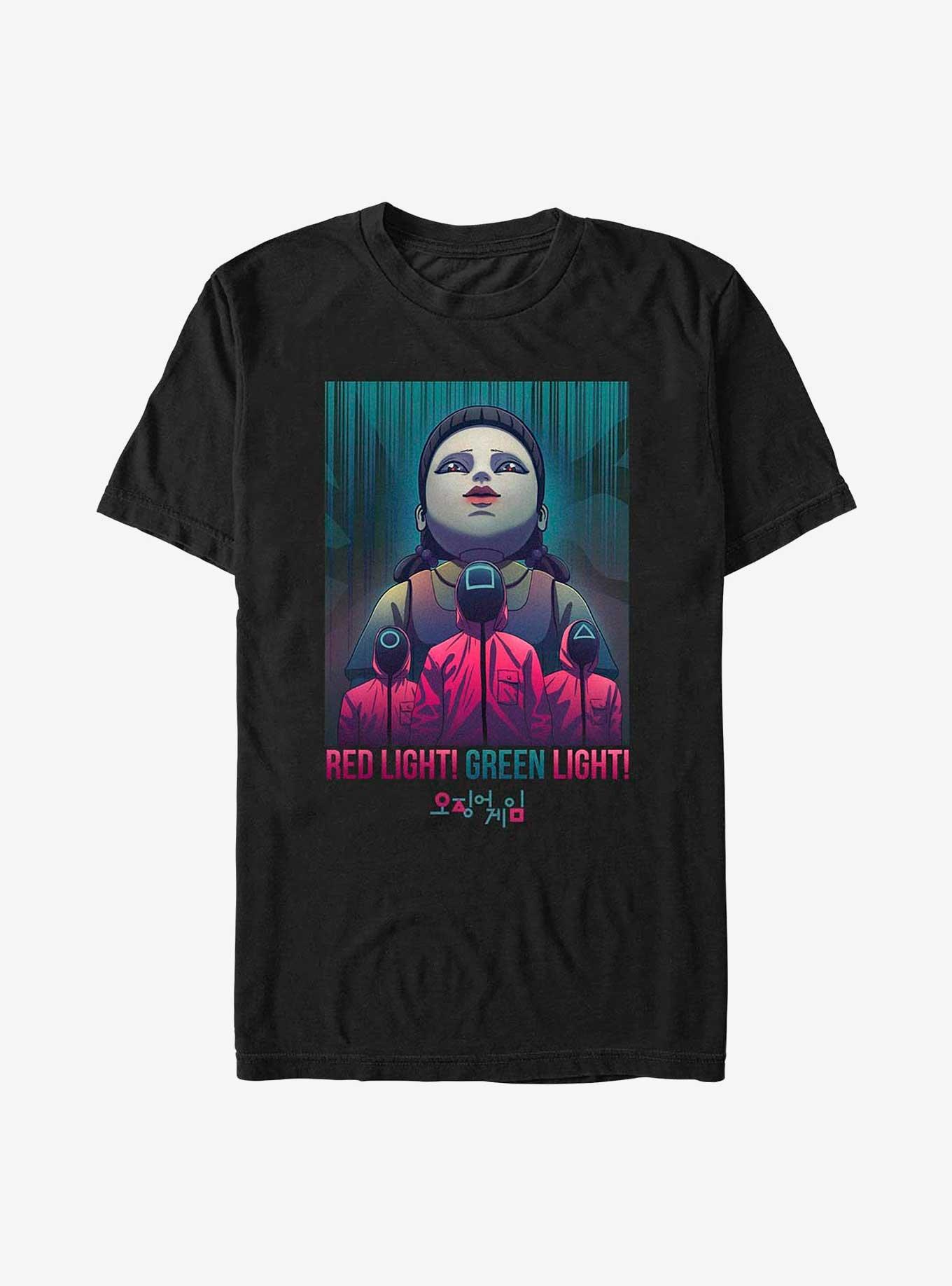 Squid Game Red Light Eyes T-Shirt, , hi-res