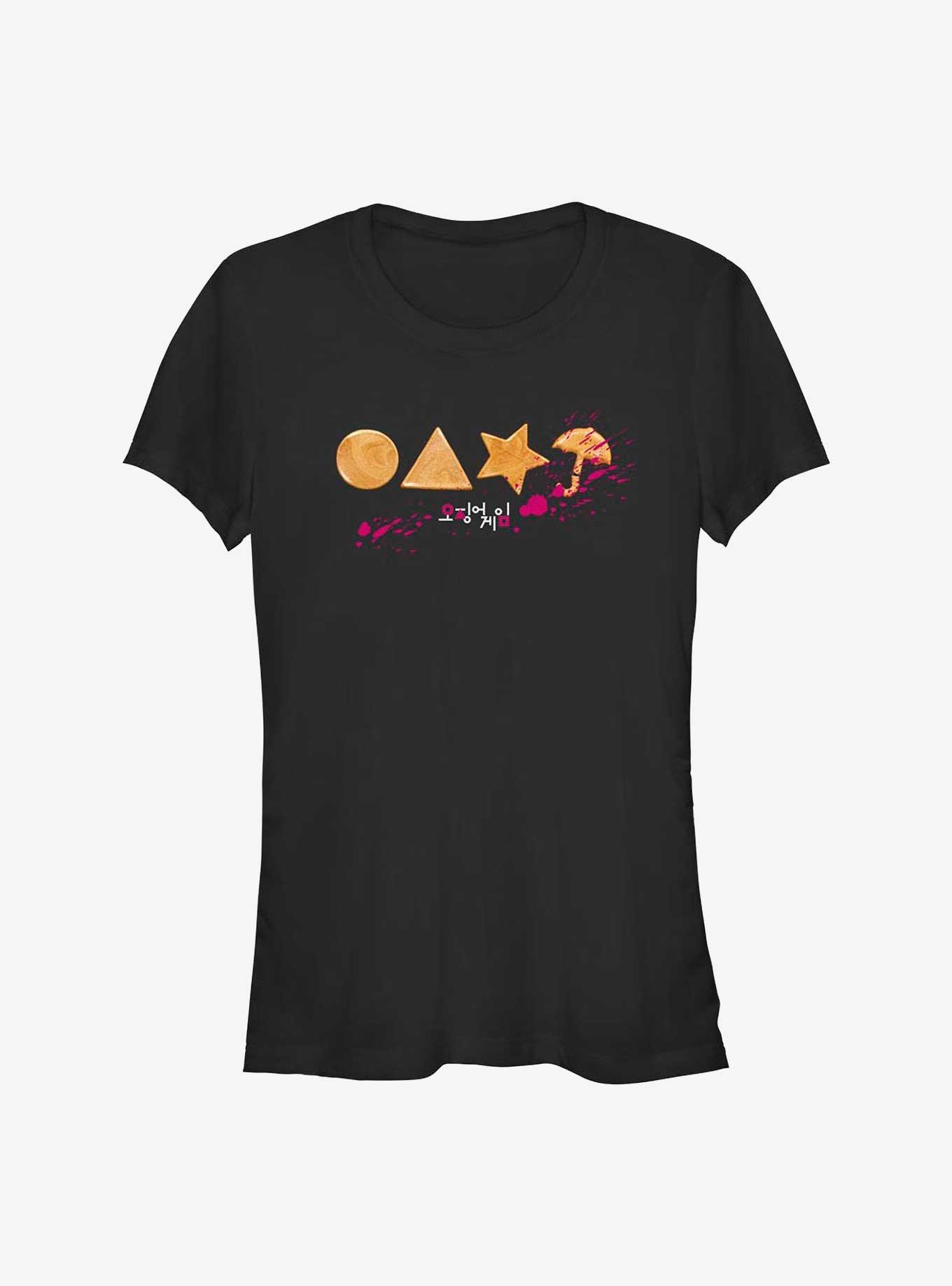 Squid Game Splatter Cookies Girls T-Shirt, , hi-res