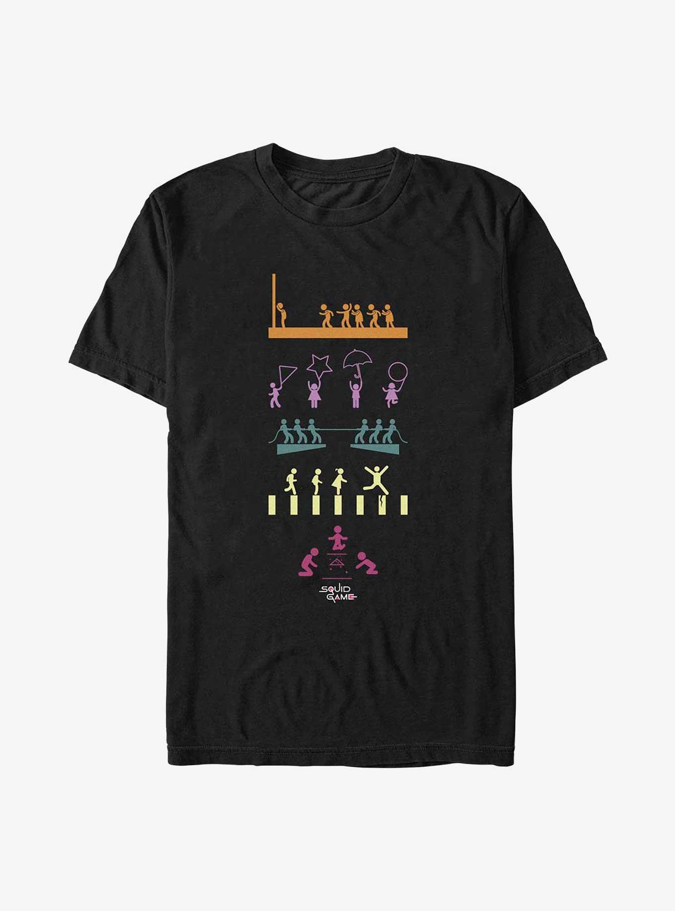 Squid Game Squid Game Icons T-Shirt, , hi-res