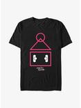 Squid Game Squid Icon T-Shirt, BLACK, hi-res
