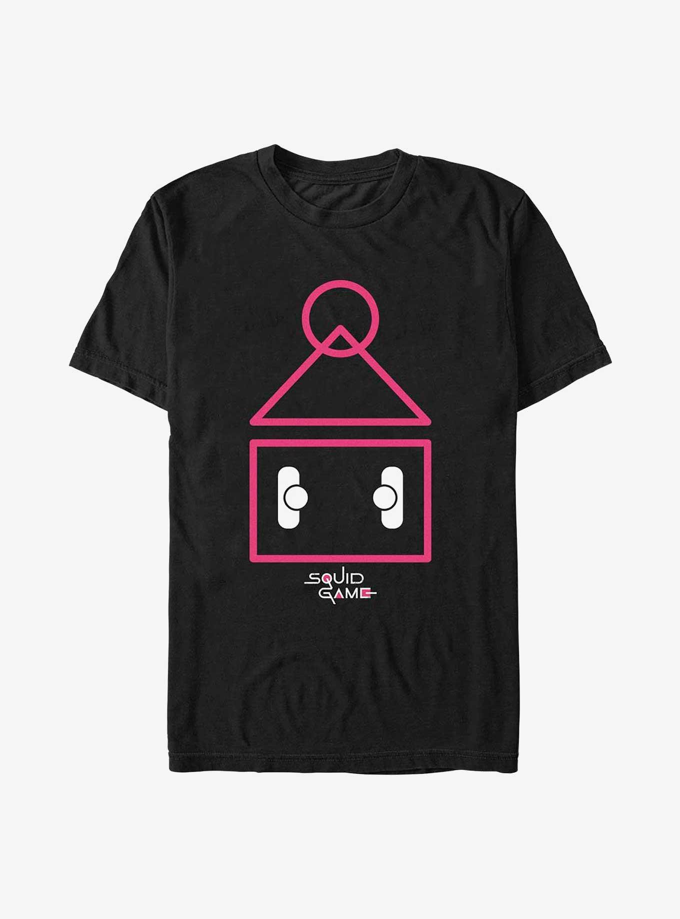 Squid Game Squid Icon T-Shirt, BLACK, hi-res