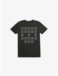 9724 Skulls T-Shirt, BLACK, hi-res