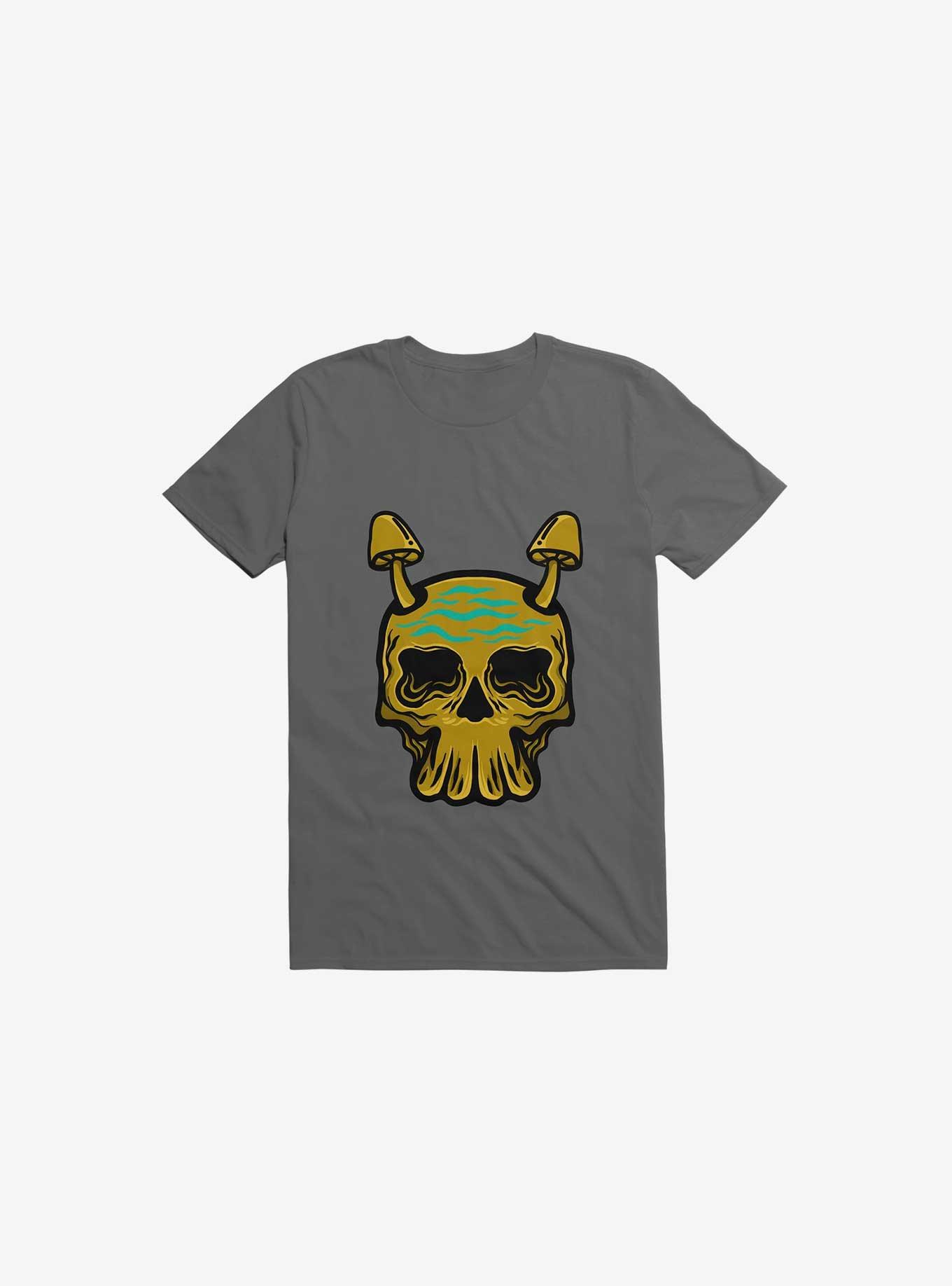 Beach Skull T-Shirt, CHARCOAL, hi-res