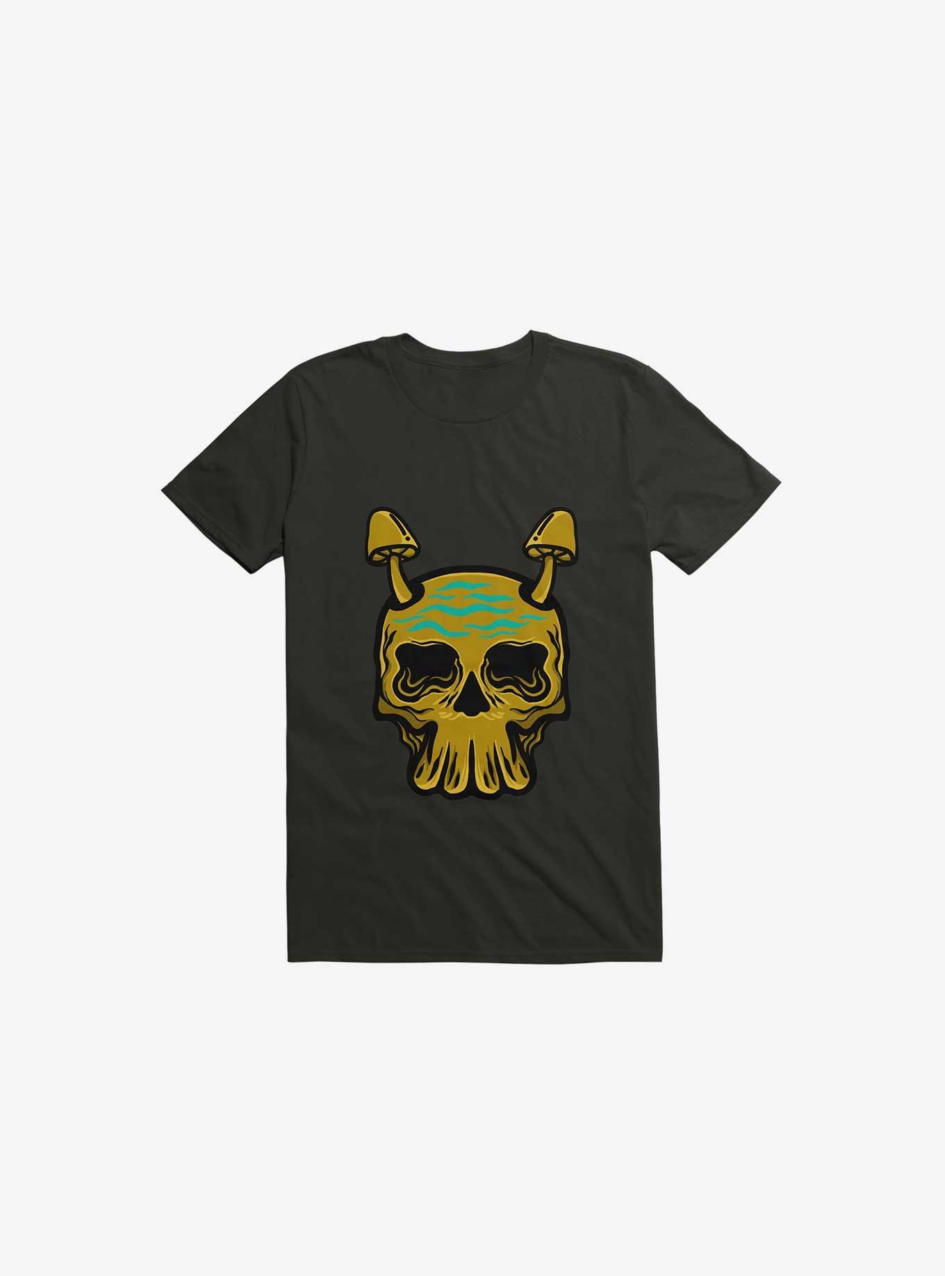 Beach Skull T-Shirt, BLACK, hi-res