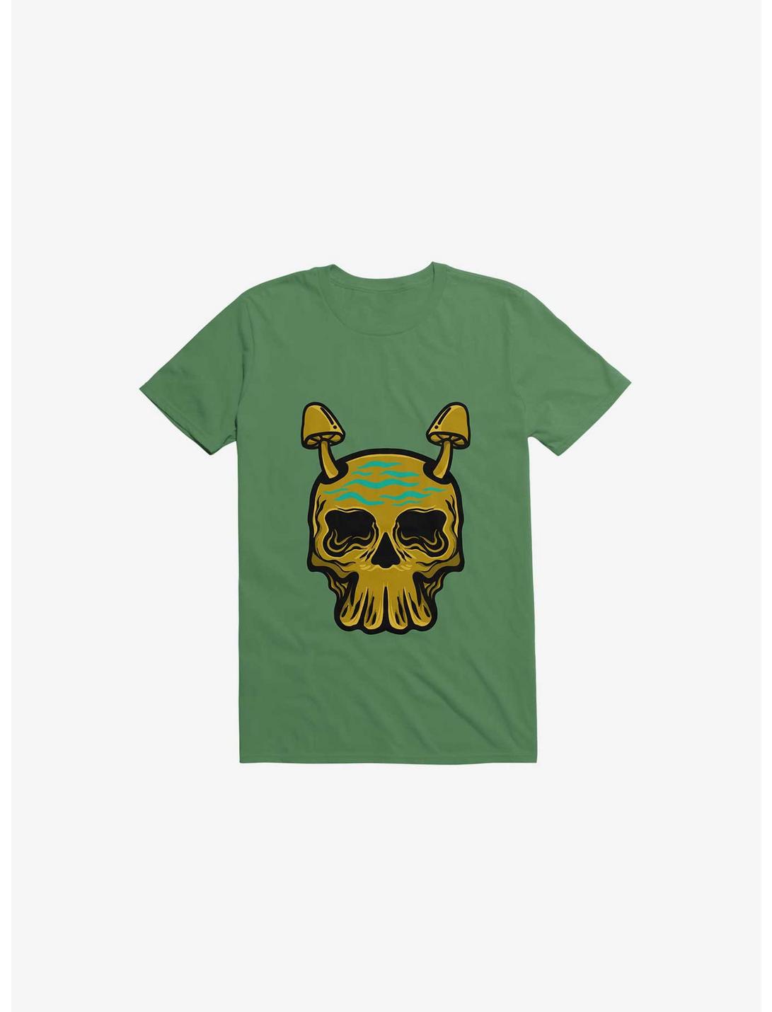 Beach Skull T-Shirt, KELLY GREEN, hi-res