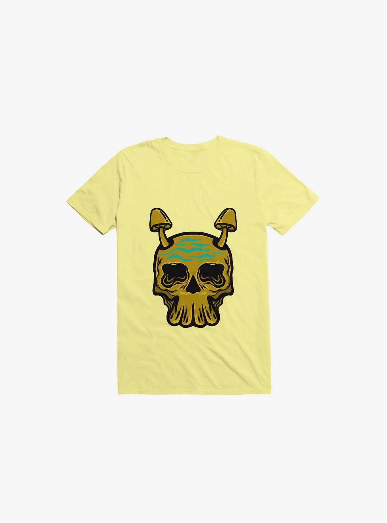 Beach Skull T-Shirt, CORN SILK, hi-res