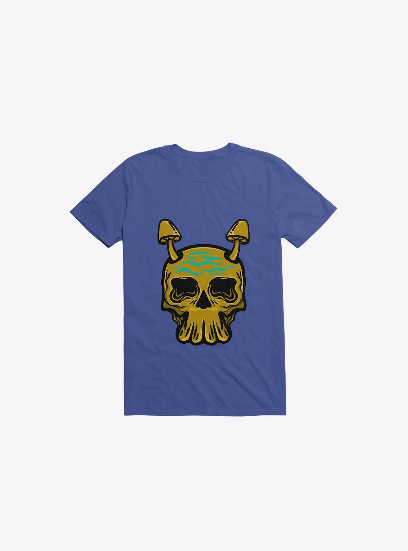 Beach Skull T-Shirt, ROYAL, hi-res