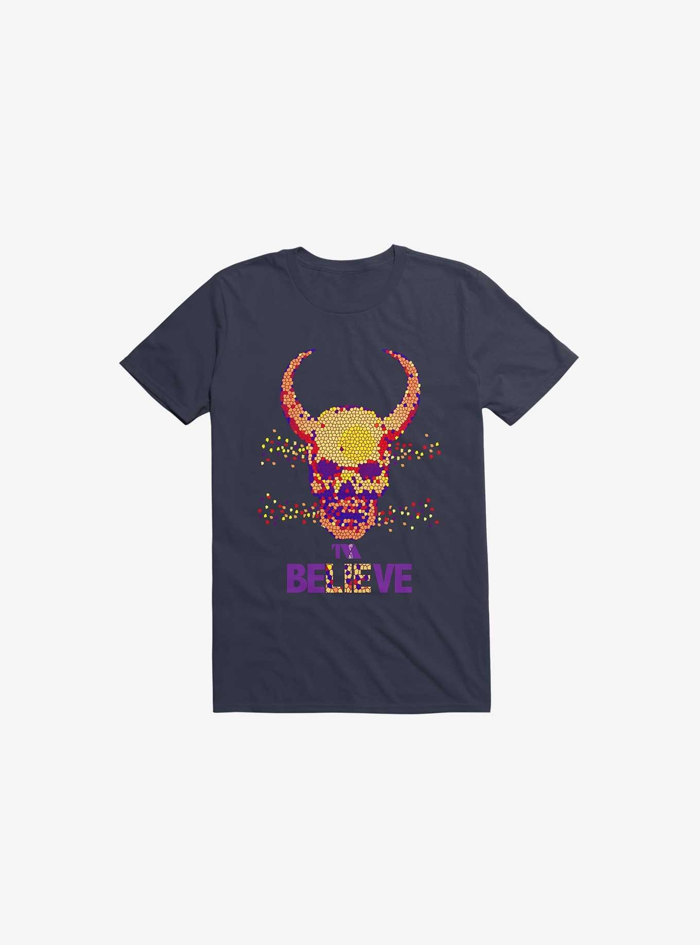 Believe T-Shirt, NAVY, hi-res