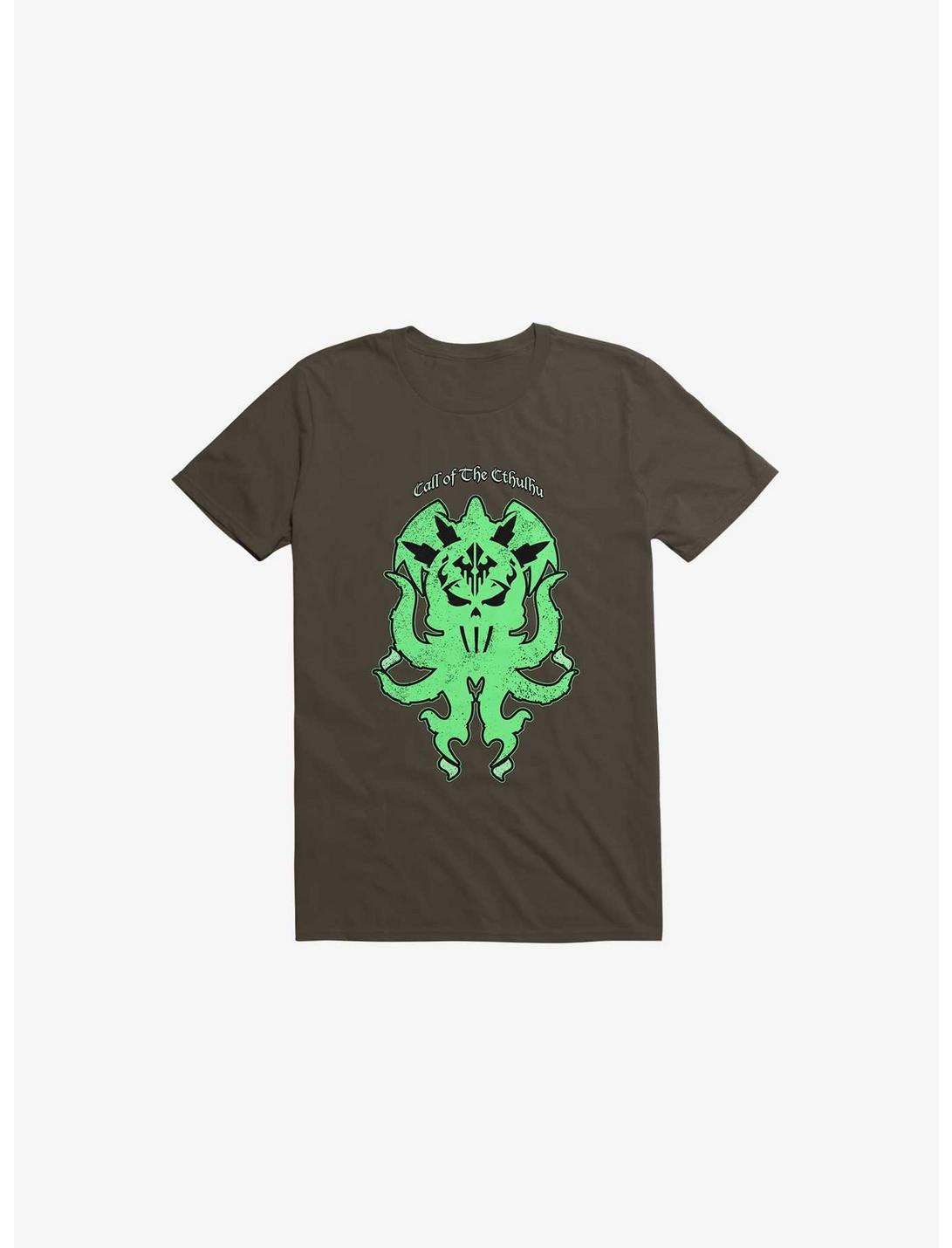 Call Of The Cthulhu T-Shirt, BROWN, hi-res