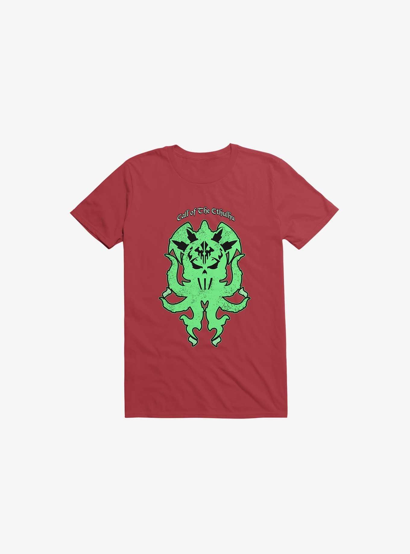 Call Of The Cthulhu T-Shirt, RED, hi-res
