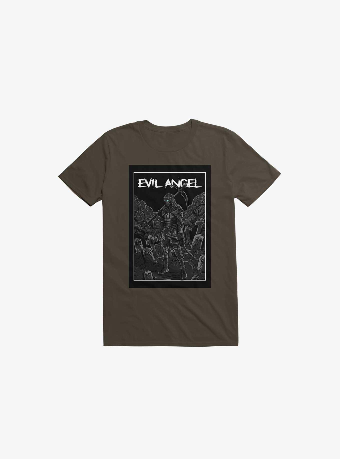 Evil Angel T-Shirt, BROWN, hi-res
