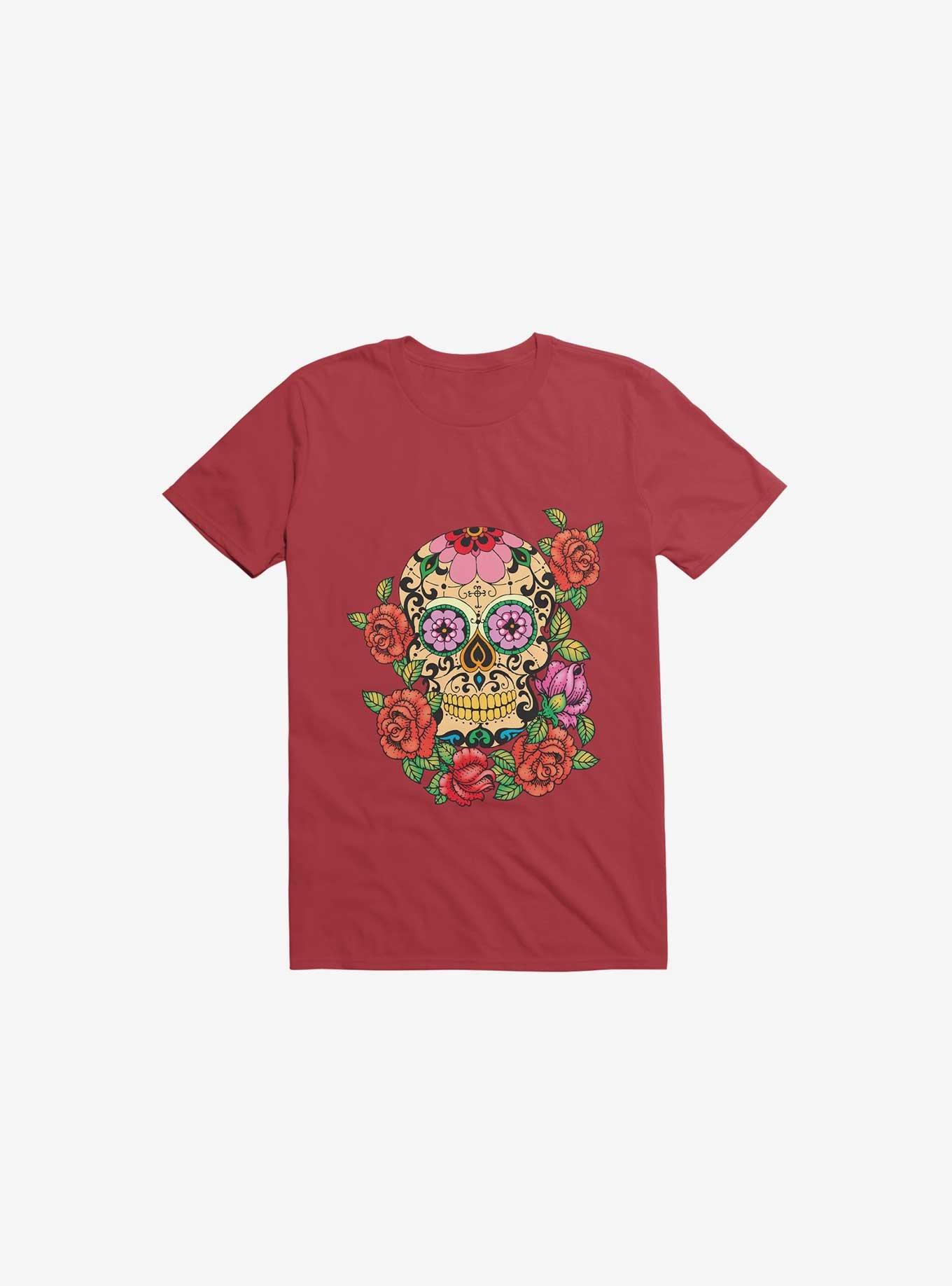 Memento Mori T-Shirt, RED, hi-res