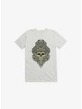 Skull Mandala T-Shirt, WHITE, hi-res
