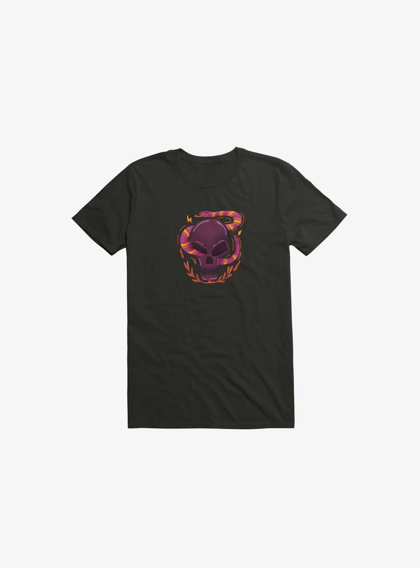 Skull Snake Illustration T-Shirt