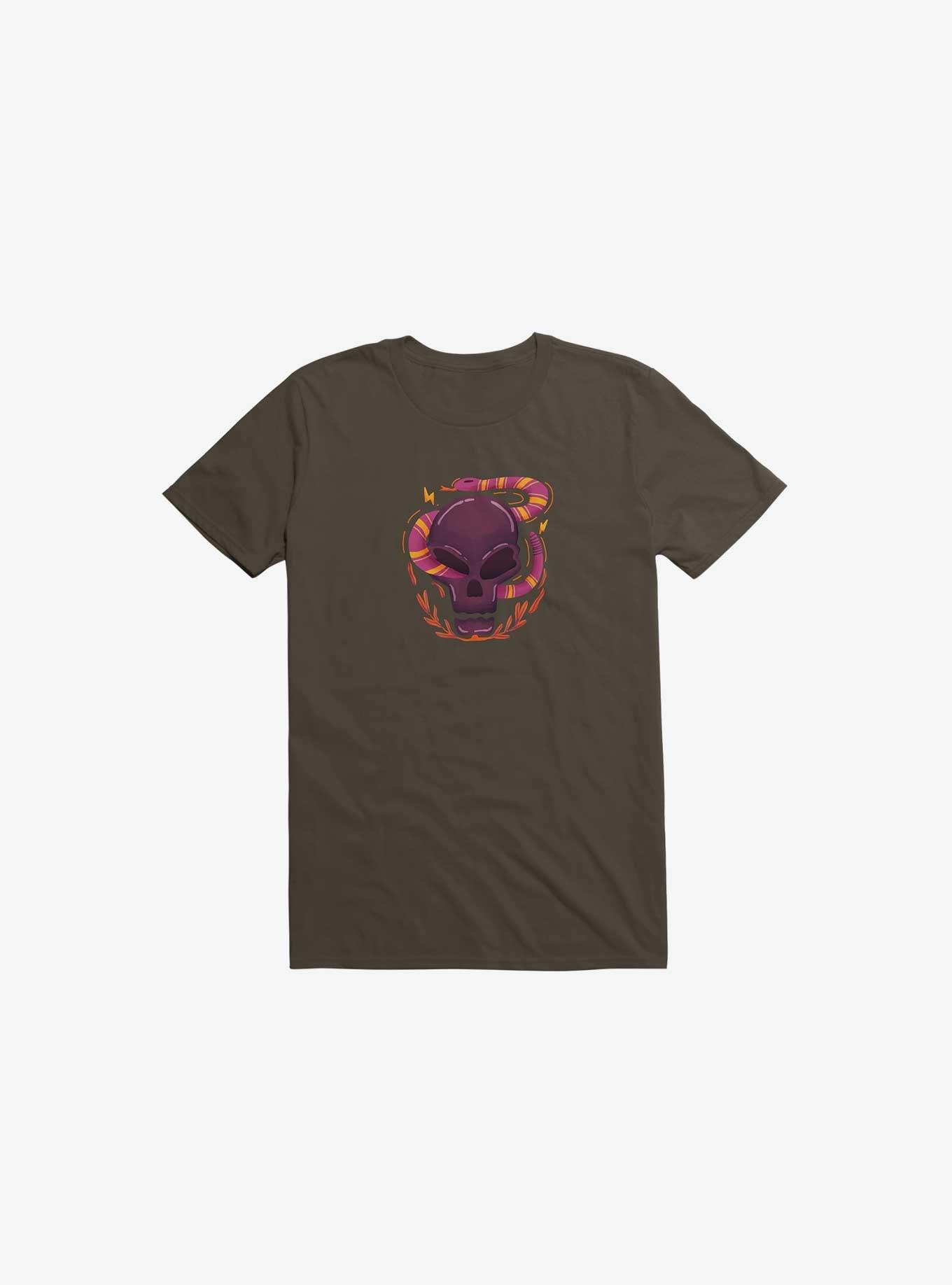 Skull Snake Illustration T-Shirt, , hi-res