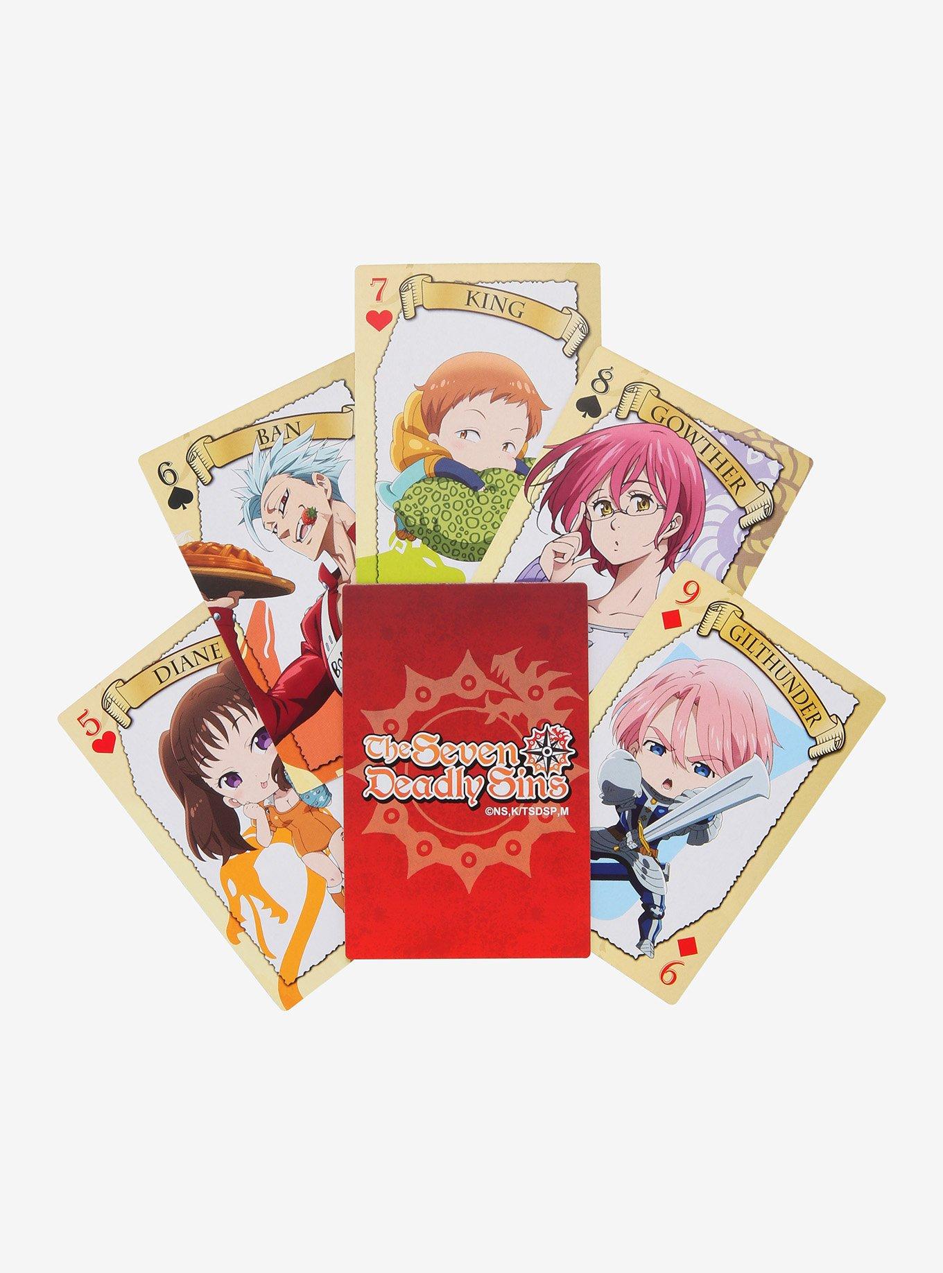 The Seven Deadly Sins Playing Cards, , hi-res