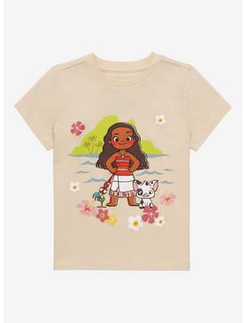 Disney Moana & Friends Floral Toddler T-Shirt - BoxLunch Exclusive, , hi-res
