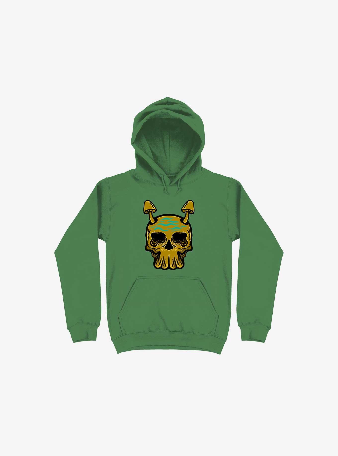 Beach Skull Hoodie, KELLY GREEN, hi-res