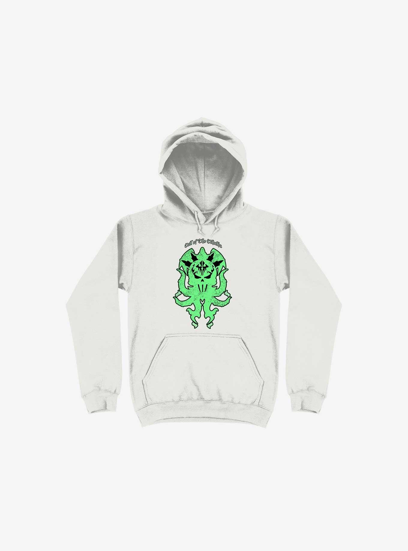 Call Of The Cthulhu Hoodie, WHITE, hi-res