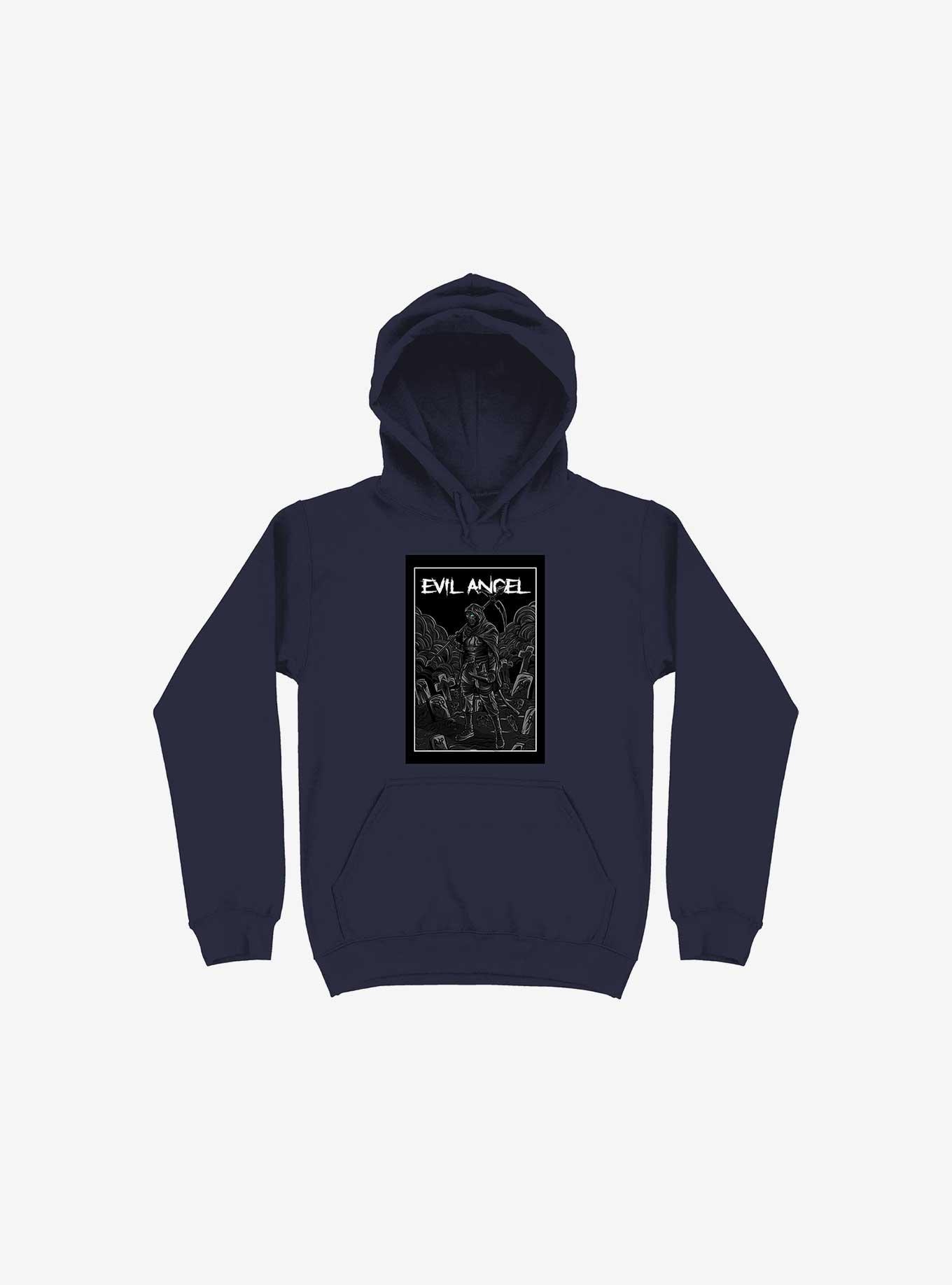 Evil Angel Hoodie - BLUE | Hot Topic