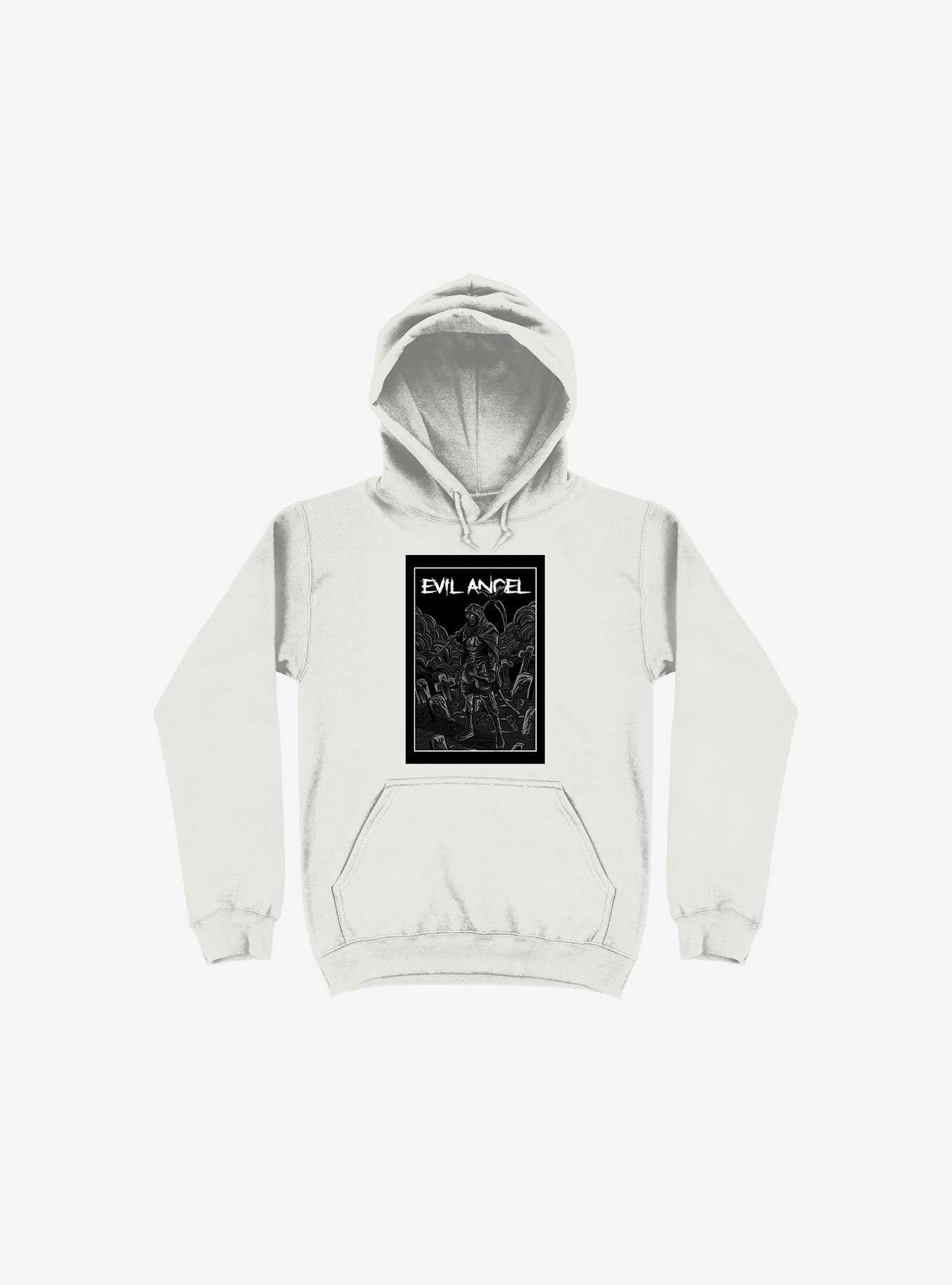 Evil Angel Hoodie, WHITE, hi-res