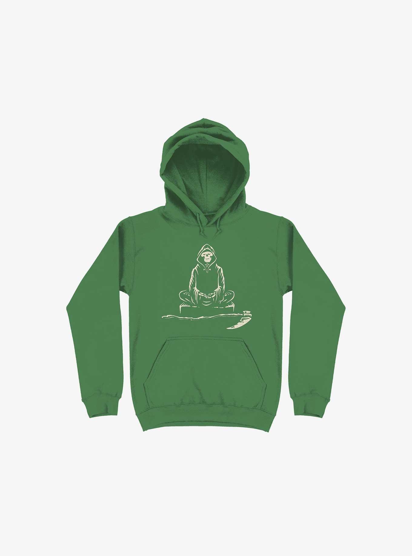 Grimeditation Hoodie, KELLY GREEN, hi-res