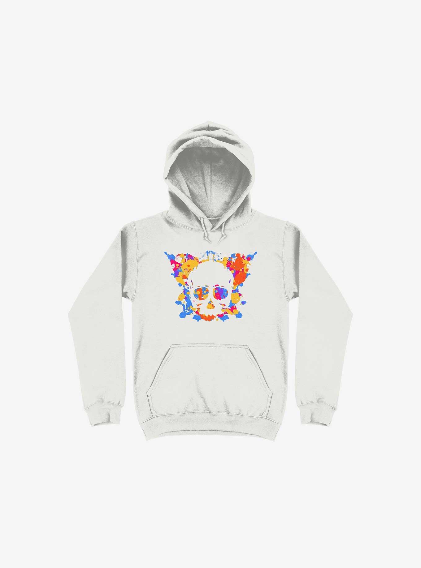 Inkblot Test Skull And Butterfly Hoodie, , hi-res