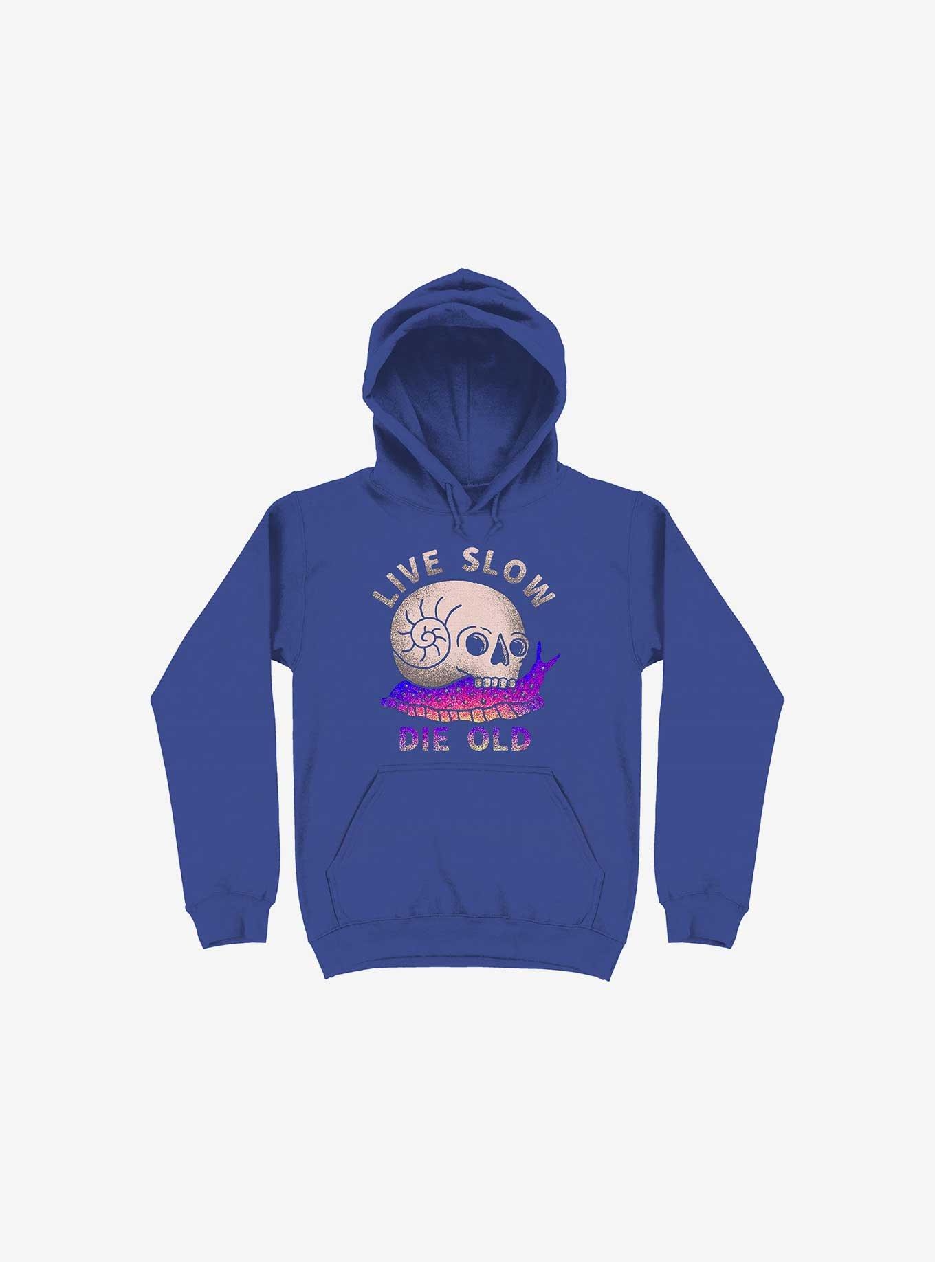 Live Slow Die Old Hoodie, ROYAL, hi-res