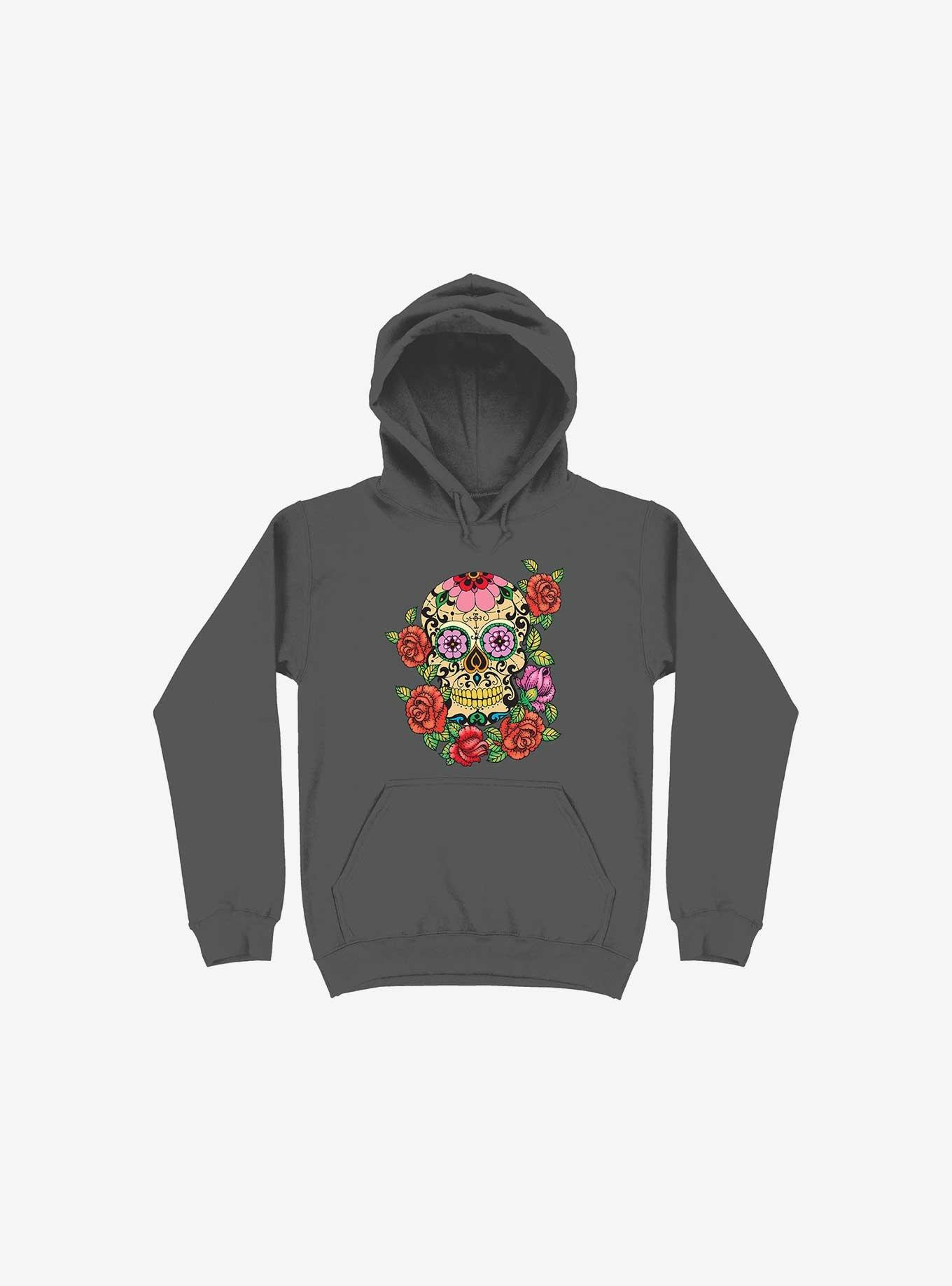 Memento Mori Hoodie, ASPHALT, hi-res