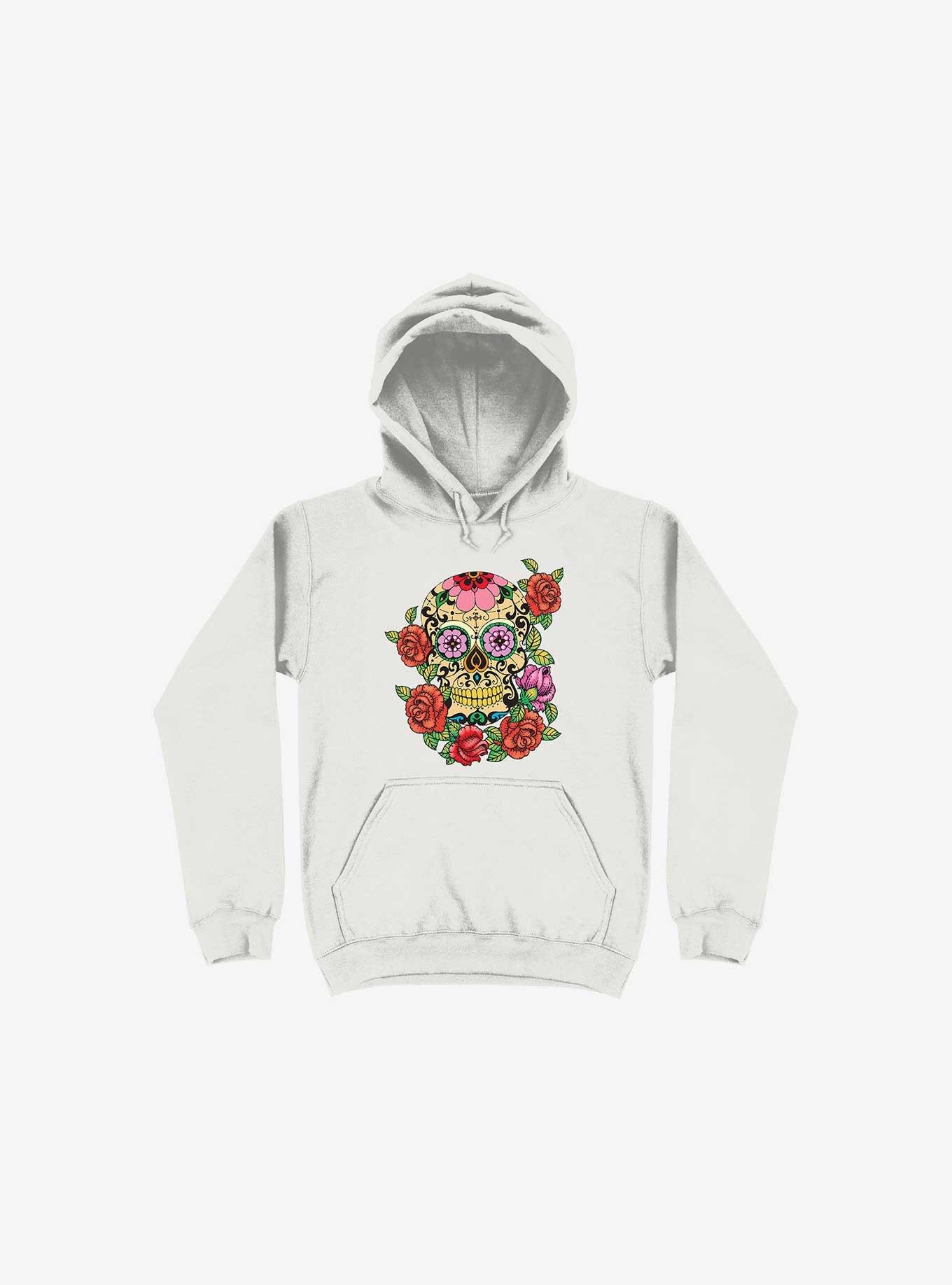 Memento Mori Hoodie, WHITE, hi-res