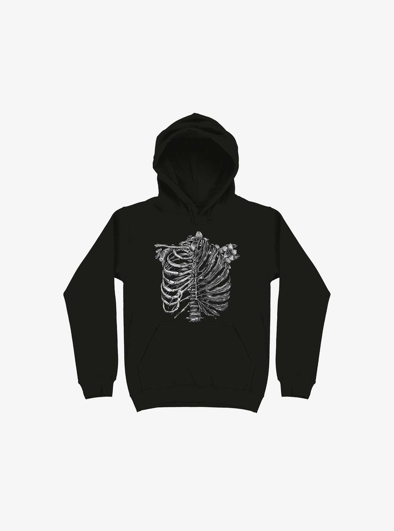 THRDLESS Skeleton Rib Tropical Hoodie