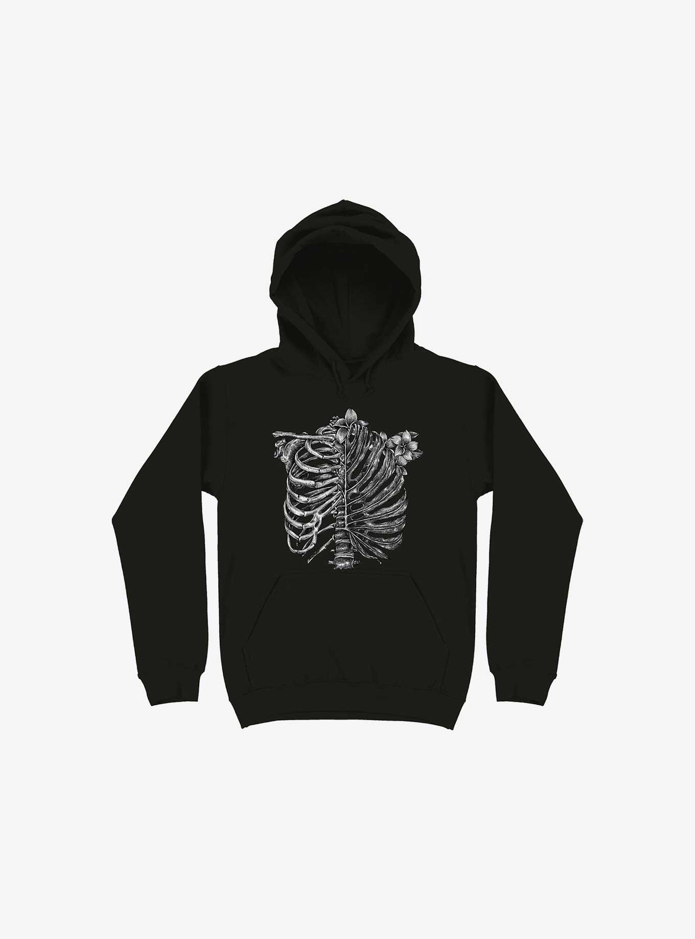 Skeleton Rib Tropical Hoodie, , hi-res