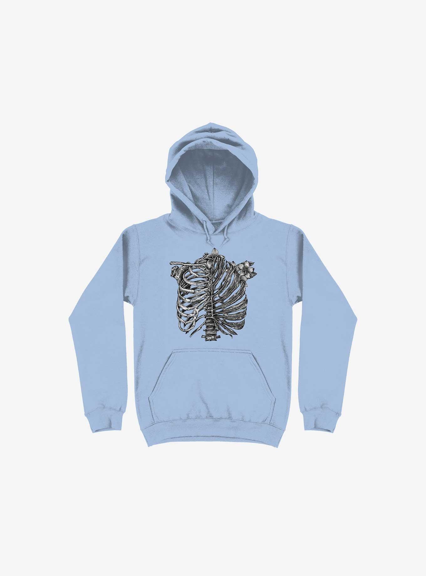 Skeleton Rib Tropical Hoodie, , hi-res