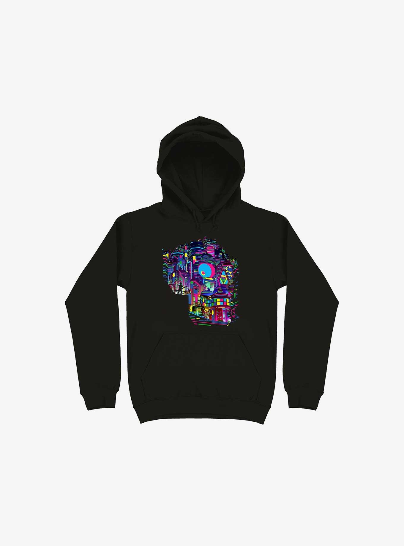 Skull City Hoodie, BLACK, hi-res