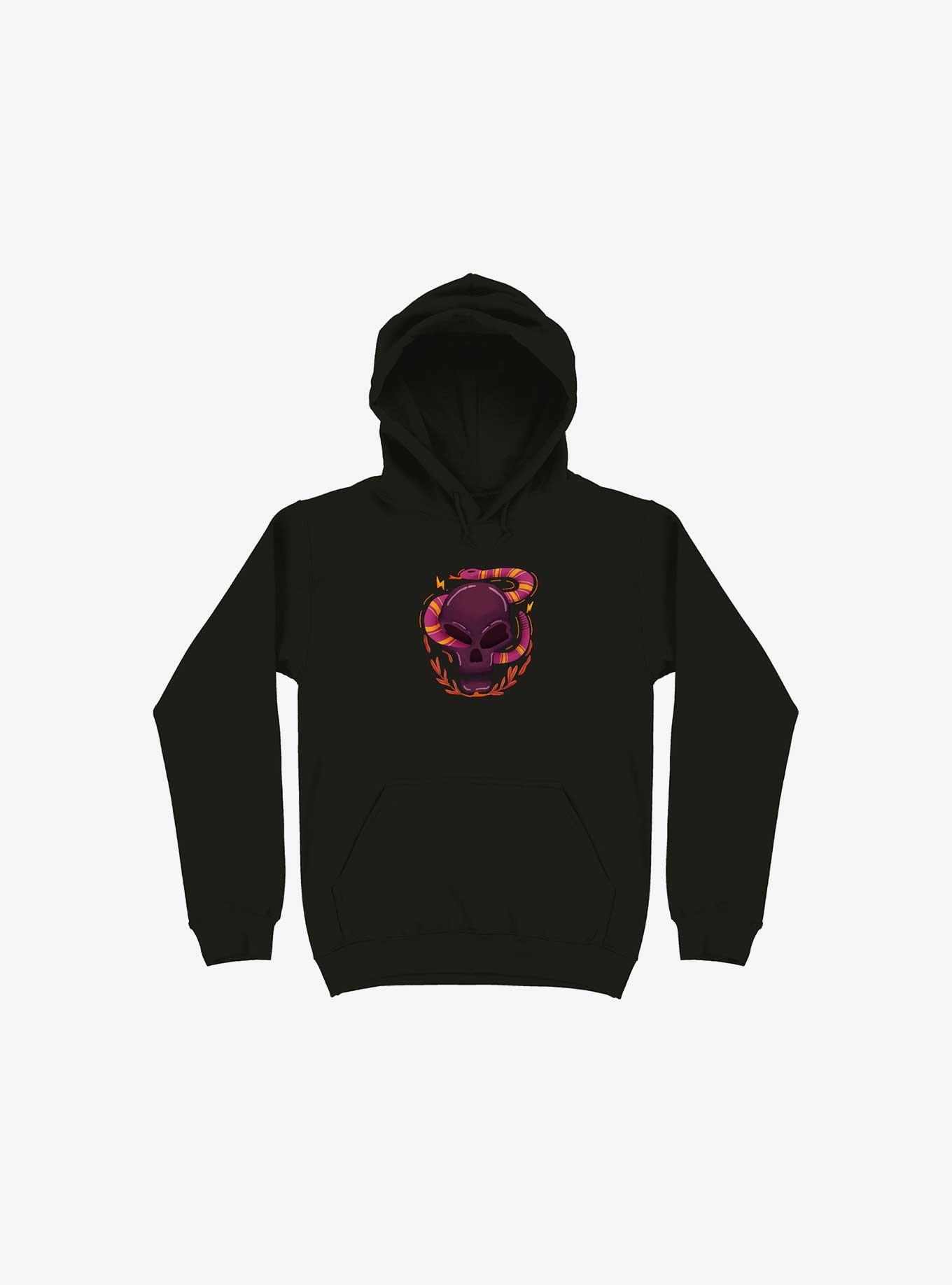 Skull Snake Illustration Hoodie, , hi-res