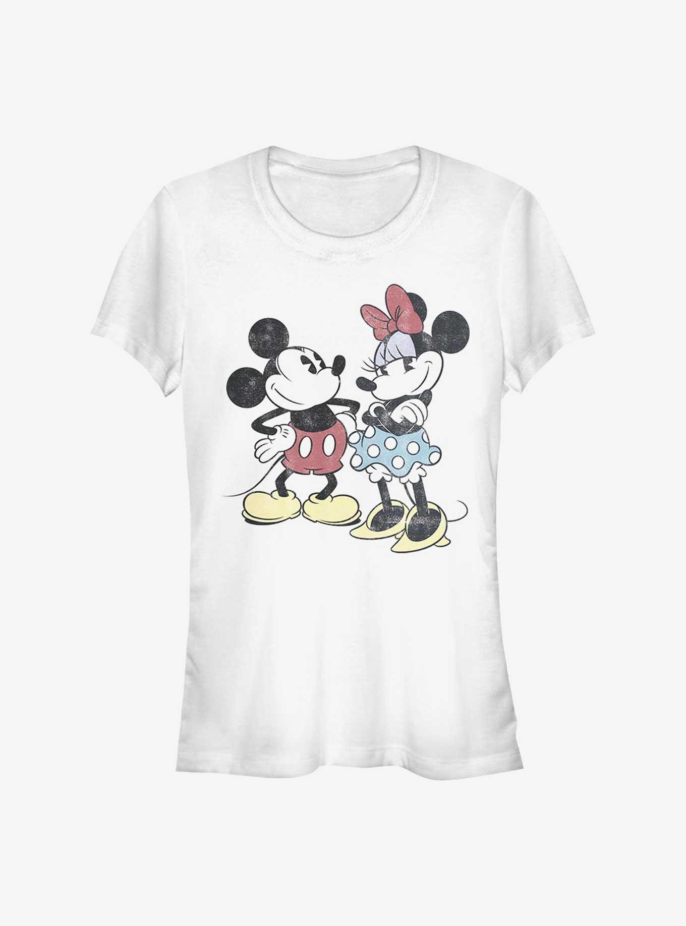 Disney Mickey Mouse Mickey Minnie Retro Girls T-Shirt