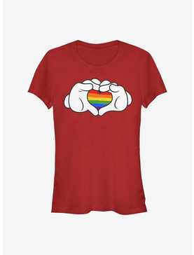 Disney Mickey Mouse Rainbow Love Girls T-Shirt, , hi-res