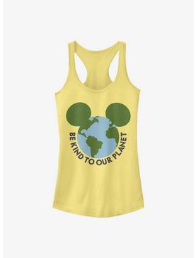 Disney Mickey Mouse Be Kind To Our Planet Girls Tank, BANANA, hi-res