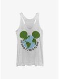 Disney Mickey Mouse Be Kind To Our Planet Girls Tank, WHITE HTR, hi-res