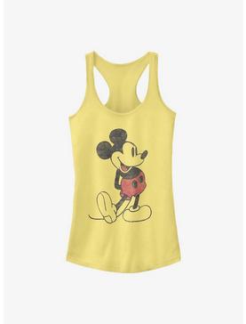 Disney Mickey Mouse Vintage Classic Girls Tank, BANANA, hi-res