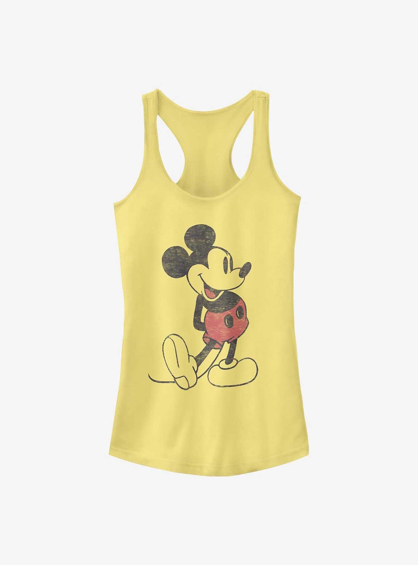 Disney Mickey Mouse Vintage Classic Girls Tank, BANANA, hi-res