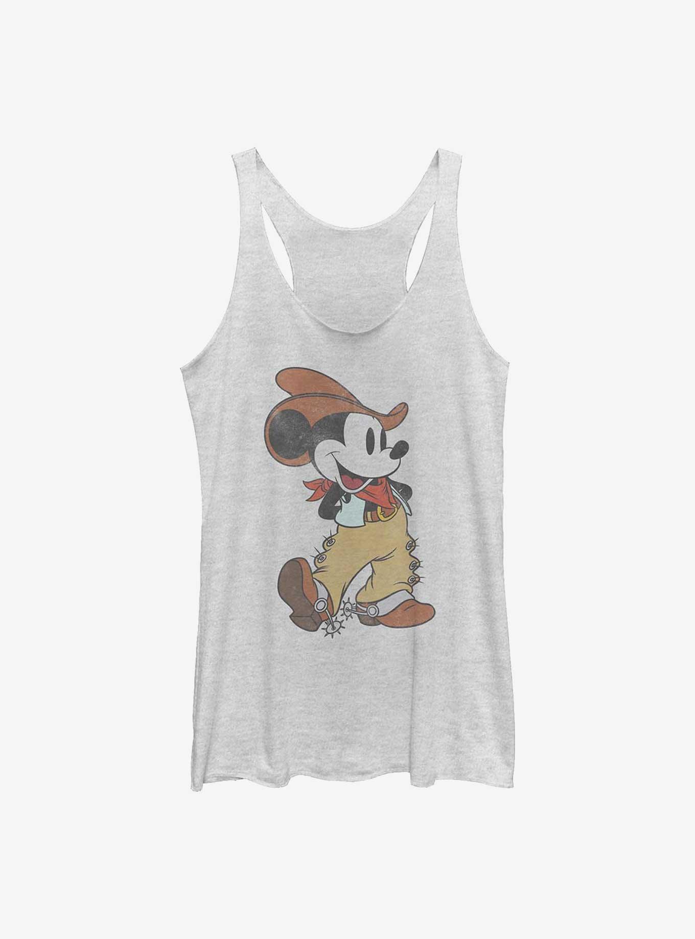 Disney Mickey Mouse Western Mickey Girls Tank, WHITE HTR, hi-res