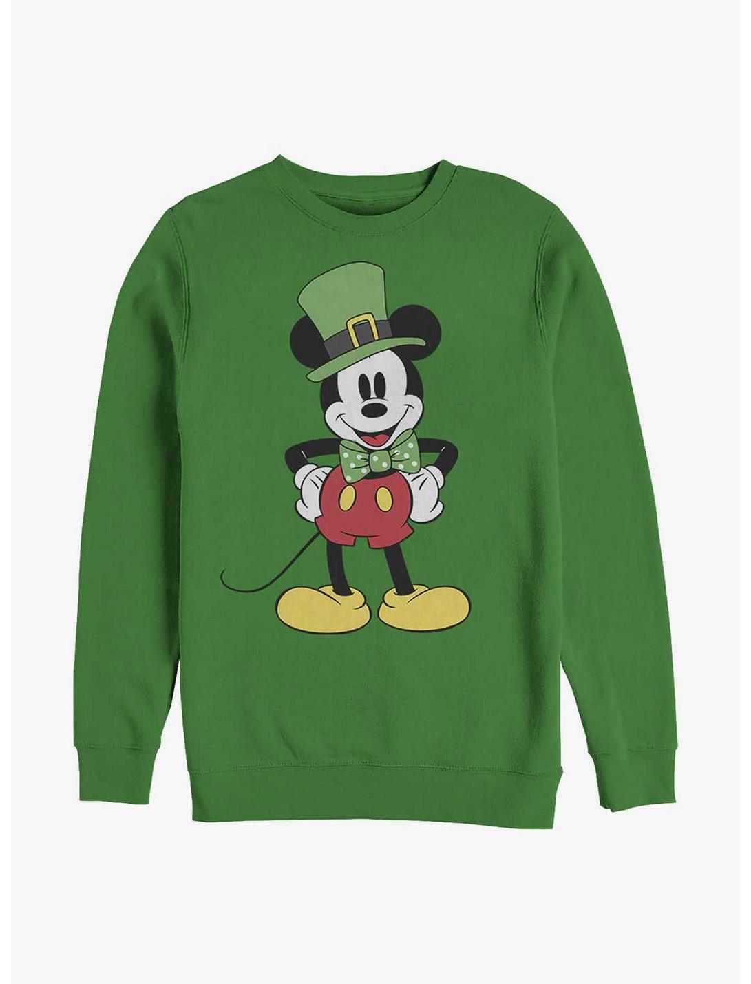 Disney Mickey Mouse Dublin Mickey Crew Sweatshirt, KELLY, hi-res