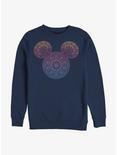 Disney Mickey Mouse Mickey Mandala Fill Crew Sweatshirt, NAVY, hi-res