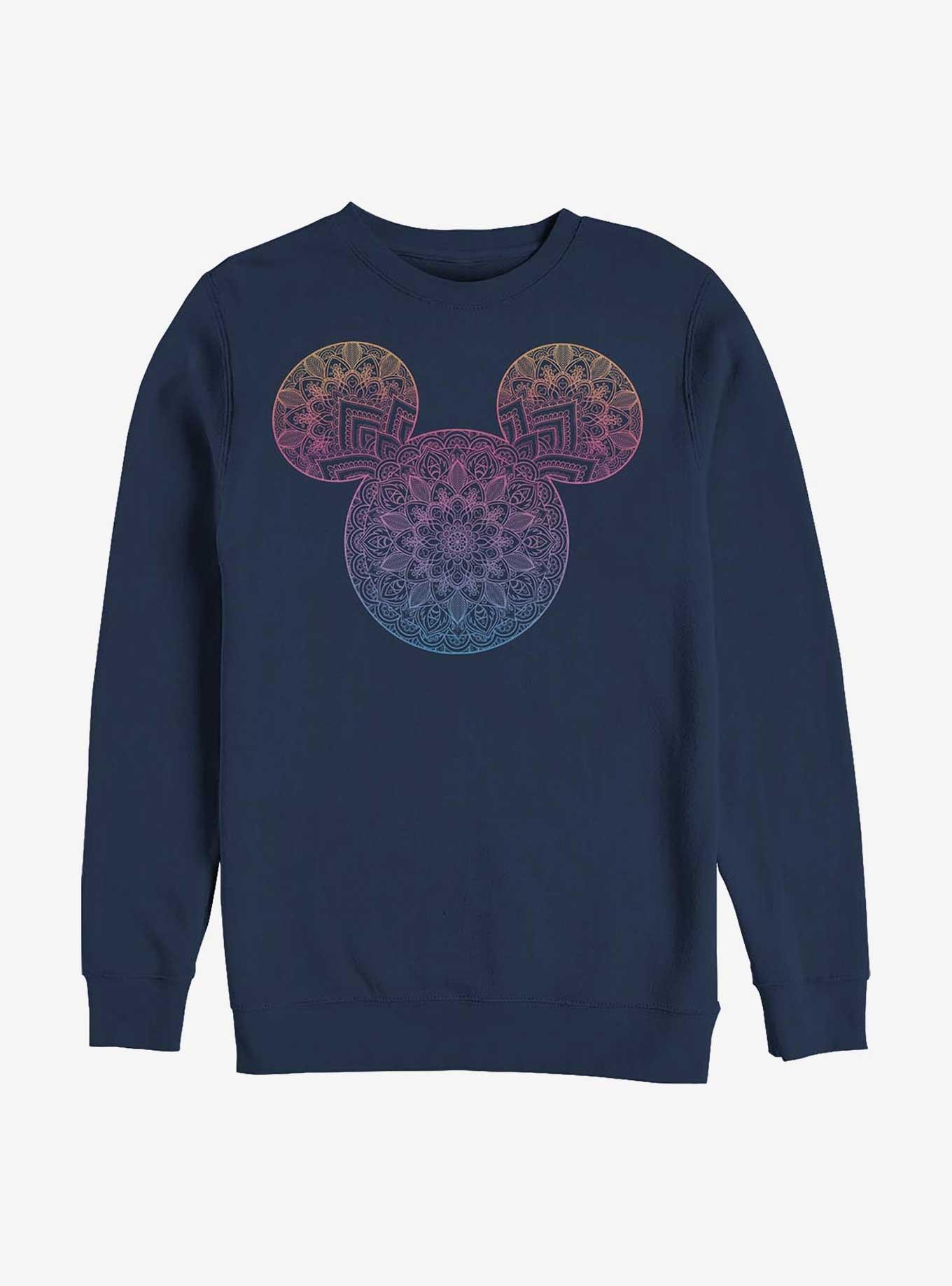 Disney Mickey Mouse Mickey Mandala Fill Crew Sweatshirt, , hi-res