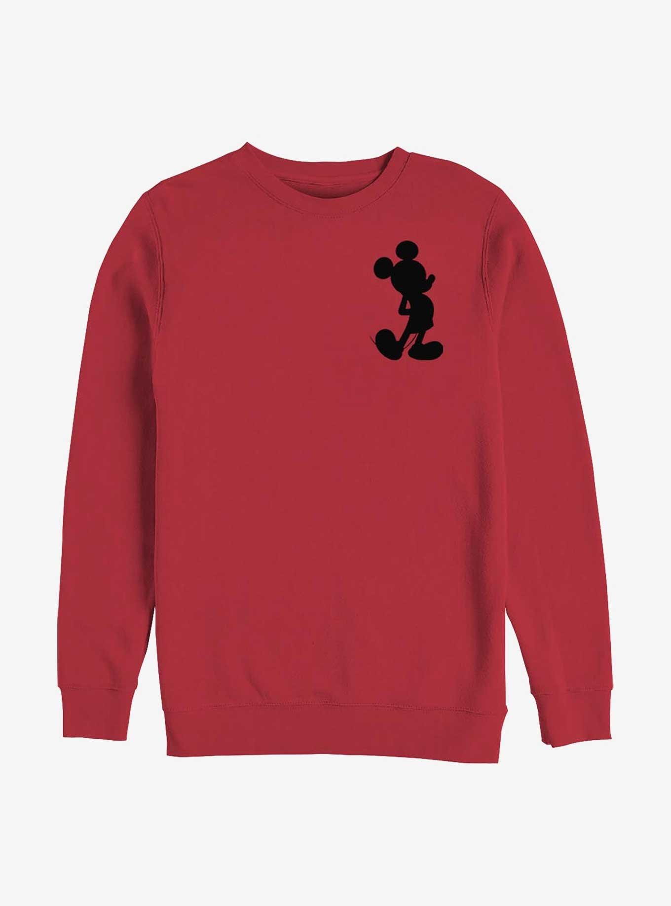 Red mickey hot sale sweatshirt