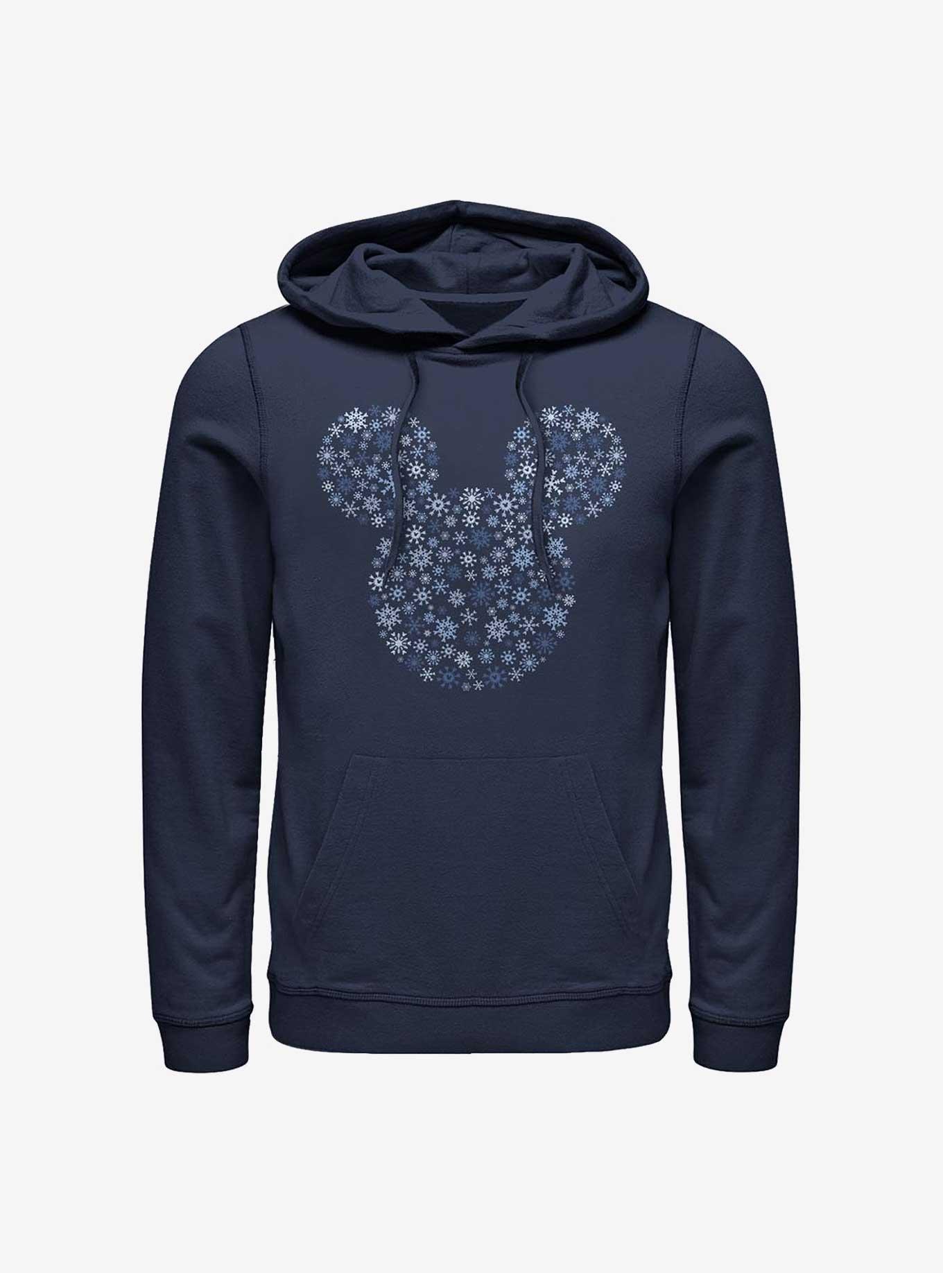 Disney Mickey Mouse Ear Snowflakes Hoodie