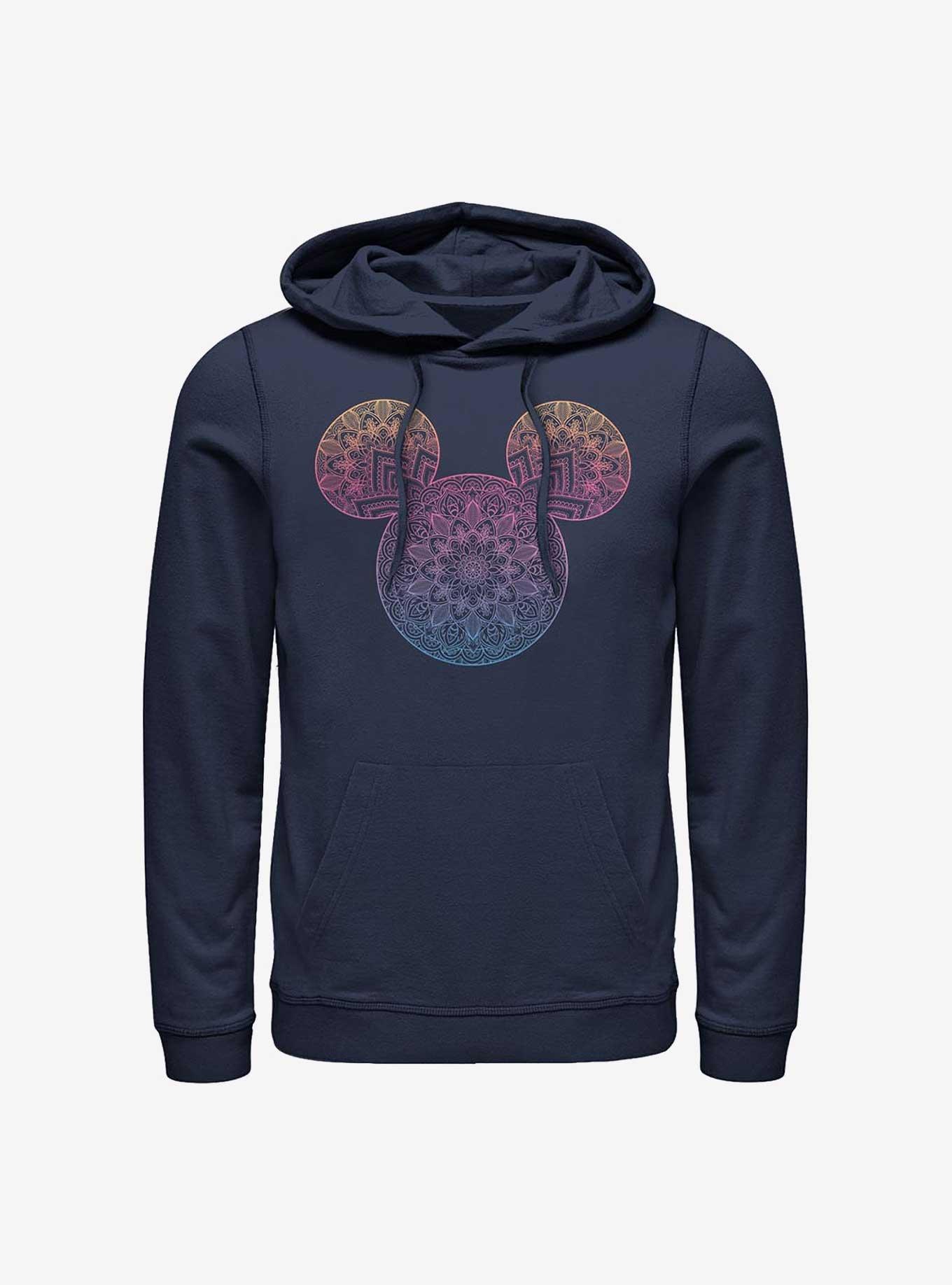 Disney Mickey Mouse Mickey Mandala Fill Hoodie, NAVY, hi-res