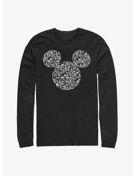 Disney Mickey Mouse Mickey Icons Fill Long-Sleeve T-Shirt, , hi-res