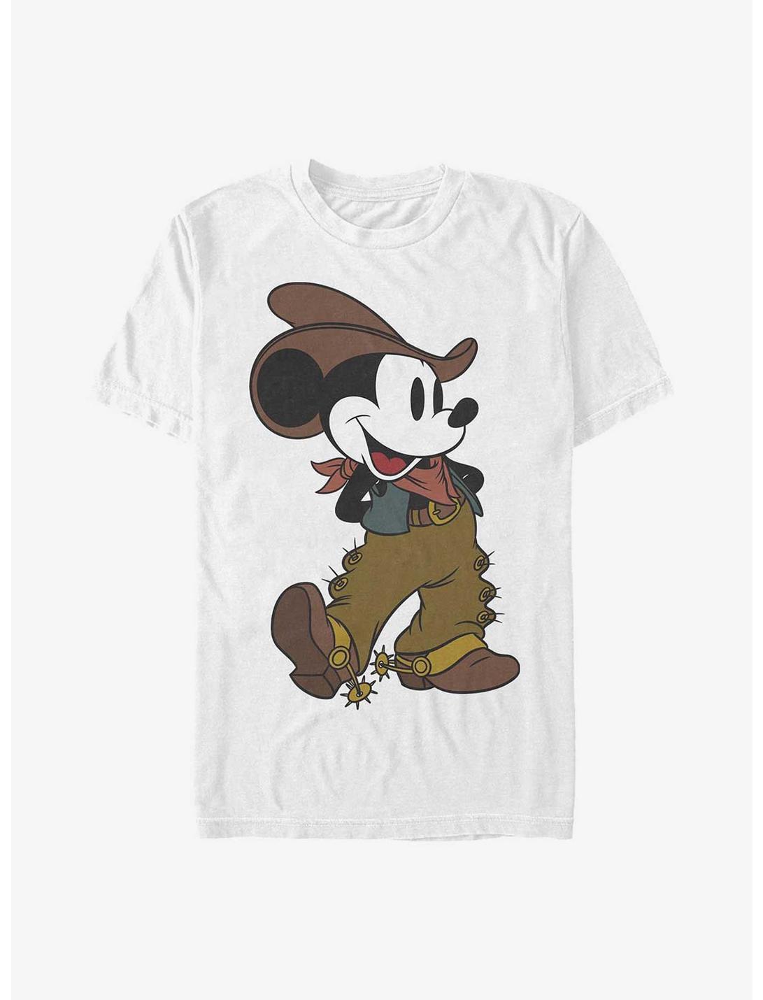 Disney Mickey Mouse Cowboy Mickey T-Shirt, WHITE, hi-res